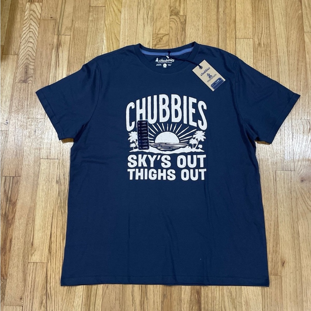 Chubbies Navy Blue Men's Shirt NWT